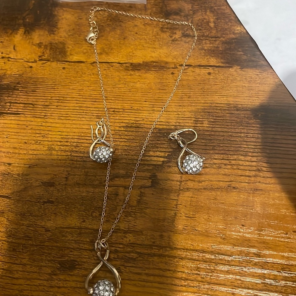 Godosa's Rose Gold Jewelry Sets Fashion Necklace Earrings Jewelry for Women